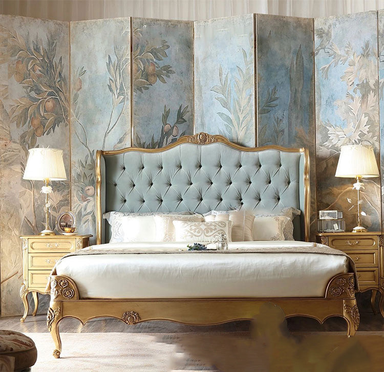 Letto moderno altezza regolabile testiera imbottita standard