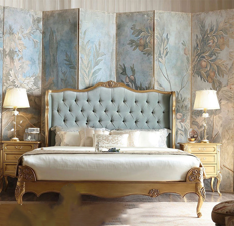 Letto moderno altezza regolabile testiera imbottita standard