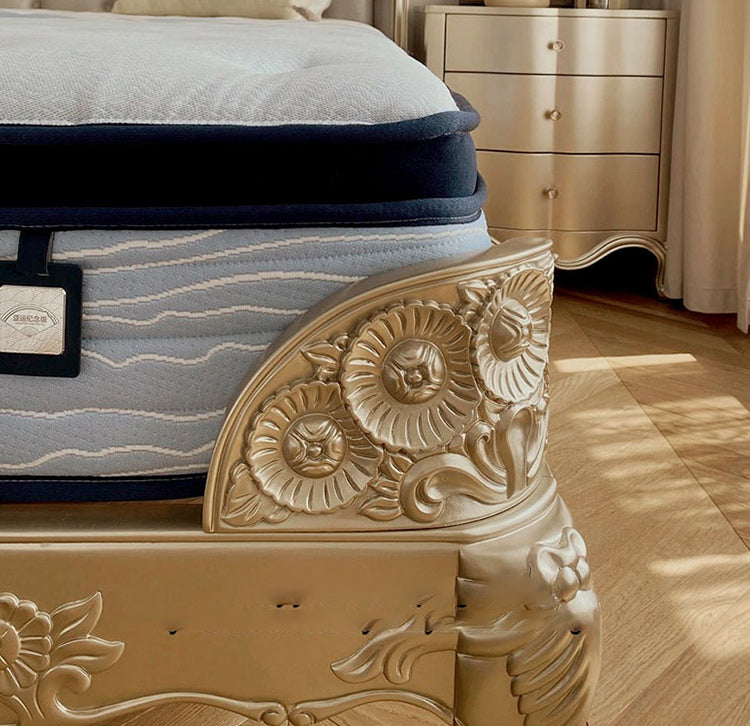 Letto moderno altezza regolabile testiera imbottita standard