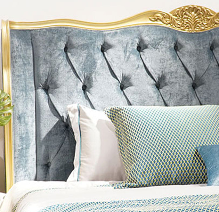 Letto moderno altezza regolabile testiera imbottita standard