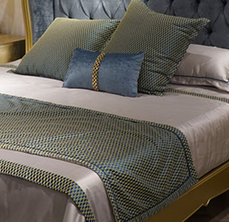 Letto moderno altezza regolabile testiera imbottita standard