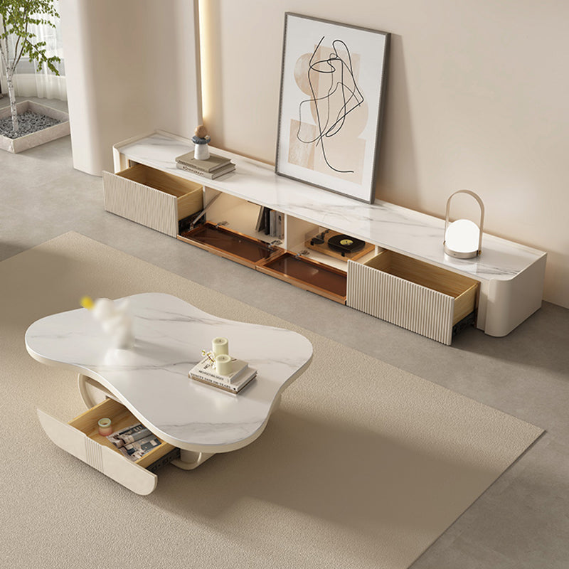 Moderner Couchtisch kostenlos aus einem einzigen Couchtisch mit Lagerschubladen