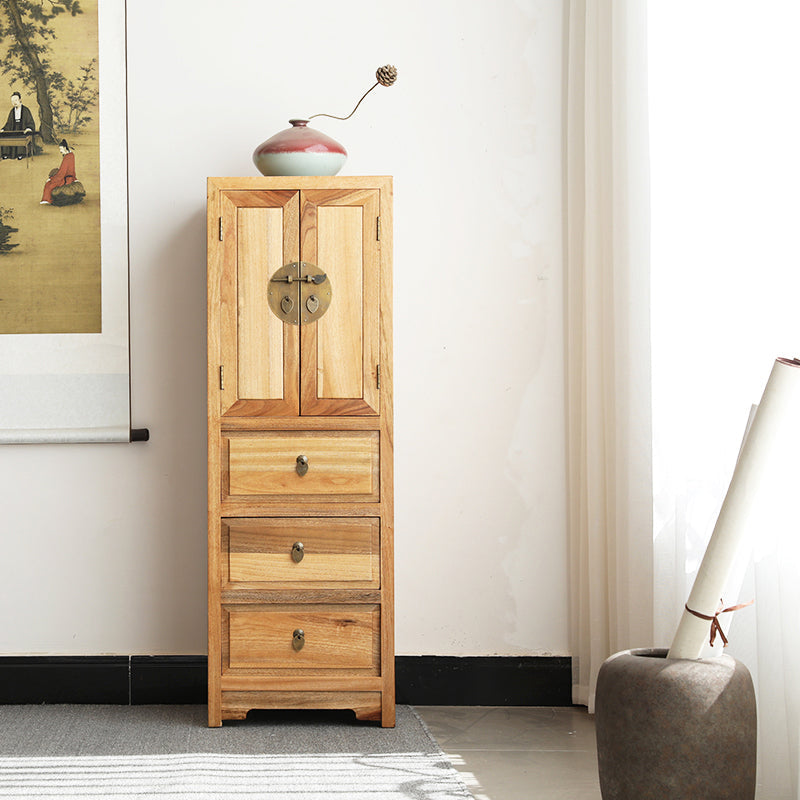 Contemporary Solid Wood Accent Chest Standard Ring Pulls Accent Cabinet Natural Clearhalo 'Cabinets & Chests' 'cabinets_chests' 'furn' 'furn_cabinets_chests' 'Furniture' 'Living Room Furniture' 6993207