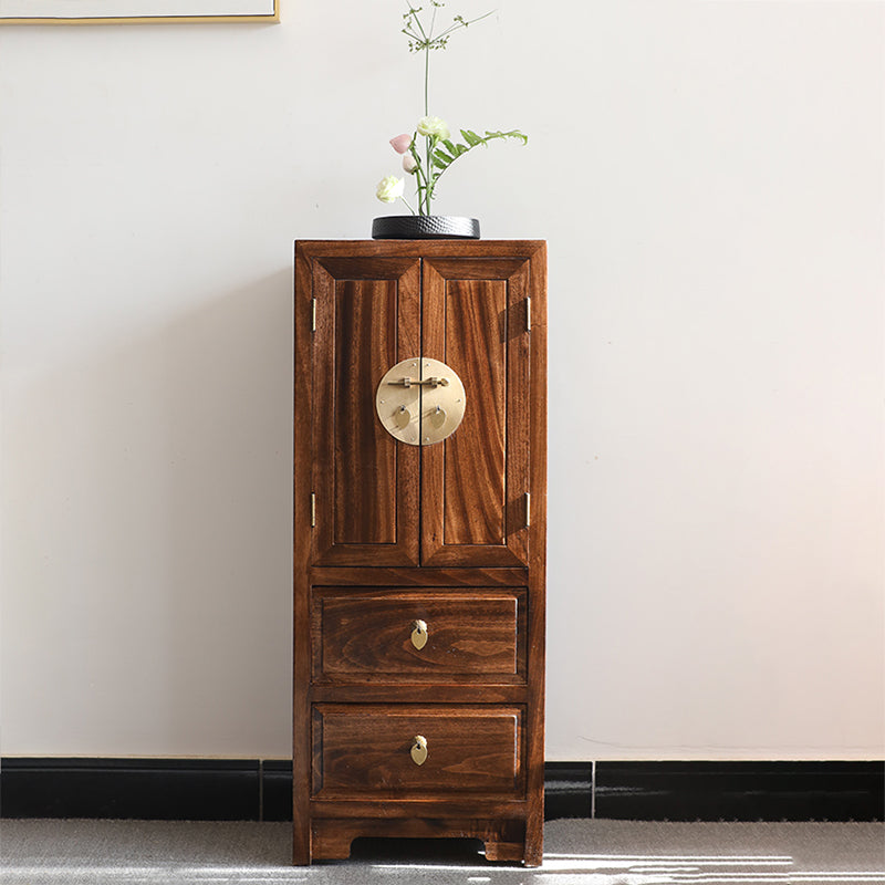 Contemporary Solid Wood Accent Chest Standard Ring Pulls Accent Cabinet Black Clearhalo 'Cabinets & Chests' 'cabinets_chests' 'furn' 'furn_cabinets_chests' 'Furniture' 'Living Room Furniture' 6993208
