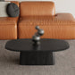 Pedestal Coffee Table Black Solid Wood Coffee Cocktail Table Clearhalo 'Coffee & Accent Tables' 'Coffee Tables' 'coffee_tables' 'furn' 'furn_coffee_tables' 'Furniture' 'Living Room Furniture' 6993353