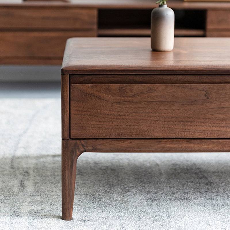 Rectangle Bunching Tables Solid Wood Coffee or End Table with Drawer Clearhalo 'Coffee & Accent Tables' 'Coffee Tables' 'coffee_tables' 'furn' 'furn_coffee_tables' 'Furniture' 'Living Room Furniture' 6993363