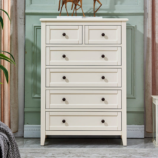 Knobs Standard Accent Chest Cherry Storage Cabinet with 5/6/7 Drawers Clearhalo 'Cabinets & Chests' 'cabinets_chests' 'furn' 'furn_cabinets_chests' 'Furniture' 'Living Room Furniture' 6993412