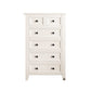 Knobs Standard Accent Chest Cherry Storage Cabinet with 5/6/7 Drawers 6 Clearhalo 'Cabinets & Chests' 'cabinets_chests' 'furn' 'furn_cabinets_chests' 'Furniture' 'Living Room Furniture' 6993420