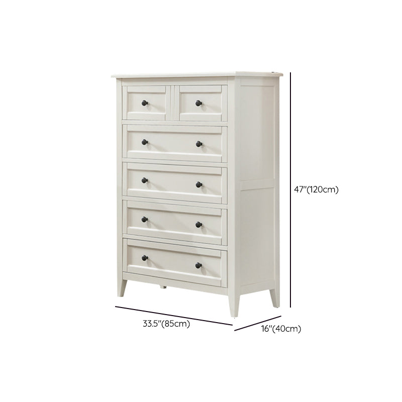 Knobs Standard Accent Chest Cherry Storage Cabinet with 5/6/7 Drawers Clearhalo 'Cabinets & Chests' 'cabinets_chests' 'furn' 'furn_cabinets_chests' 'Furniture' 'Living Room Furniture' 6993422