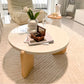 Solid Wood 3 Legs Coffee Table Modern 1 Single Terrazzo Cocktail Table Clearhalo 'Coffee & Accent Tables' 'Coffee Tables' 'coffee_tables' 'furn' 'furn_coffee_tables' 'Furniture' 'Living Room Furniture' 6993486