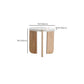 Solid Wood 3 Legs Coffee Table Modern 1 Single Terrazzo Cocktail Table Clearhalo 'Coffee & Accent Tables' 'Coffee Tables' 'coffee_tables' 'furn' 'furn_coffee_tables' 'Furniture' 'Living Room Furniture' 6993493