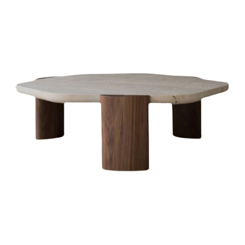 3 Legs Bunching Tables Modern Geometric Stone Coffee or End Table Clearhalo 'Coffee & Accent Tables' 'Coffee Tables' 'coffee_tables' 'furn' 'furn_coffee_tables' 'Furniture' 'Living Room Furniture' 6993502
