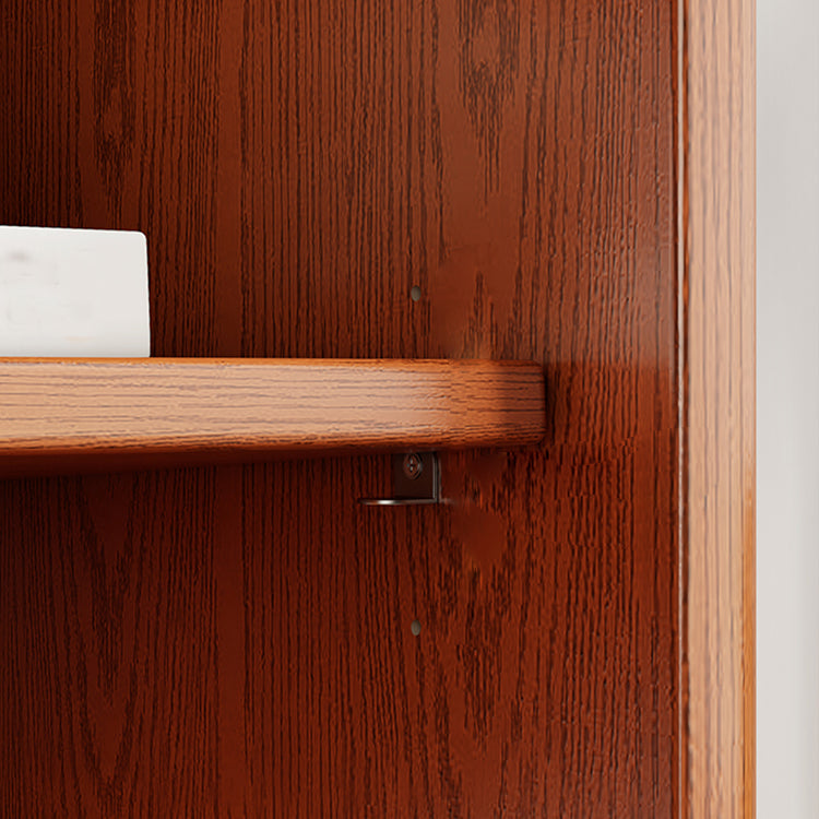 Modern Two Drawer Accent Cabinet Rectangular Wooden and Glass 1-Door Cabinet Clearhalo 'Cabinets & Chests' 'cabinets_chests' 'furn' 'furn_cabinets_chests' 'Furniture' 'Living Room Furniture' 6993568