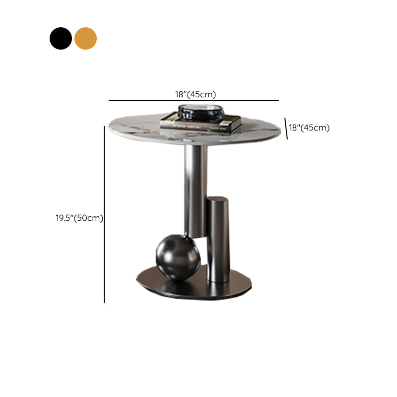 Tavolino da cocktail glam in acciaio inossidabile tavolino