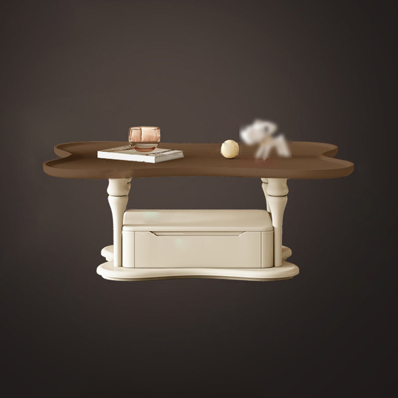 Moderner Holz -Couchtisch Keine belastenden Bündelstische mit Lagerschubladen