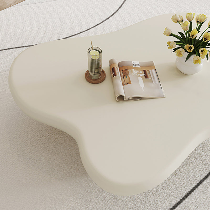 11"H Contemporary Coffee Table 4 Legs Single Coffee Cocktail Table Clearhalo 'Coffee & Accent Tables' 'Coffee Tables' 'coffee_tables' 'furn' 'furn_coffee_tables' 'Furniture' 'Living Room Furniture' 6993955