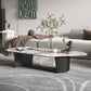 15"H Contemporary Coffee Table Single Stone Coffee Cocktail Table Clearhalo 'Coffee & Accent Tables' 'Coffee Tables' 'coffee_tables' 'furn' 'furn_coffee_tables' 'Furniture' 'Living Room Furniture' 6993970