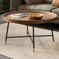 Contemporary Coffee Table Wooden Brown Coffee Cocktail Table Clearhalo 'Coffee & Accent Tables' 'Coffee Tables' 'coffee_tables' 'furn' 'furn_coffee_tables' 'Furniture' 'Living Room Furniture' 6993999