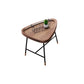 Contemporary Coffee Table Wooden Brown Coffee Cocktail Table 23"L x 22"W x 18"H Clearhalo 'Coffee & Accent Tables' 'Coffee Tables' 'coffee_tables' 'furn' 'furn_coffee_tables' 'Furniture' 'Living Room Furniture' 6994001