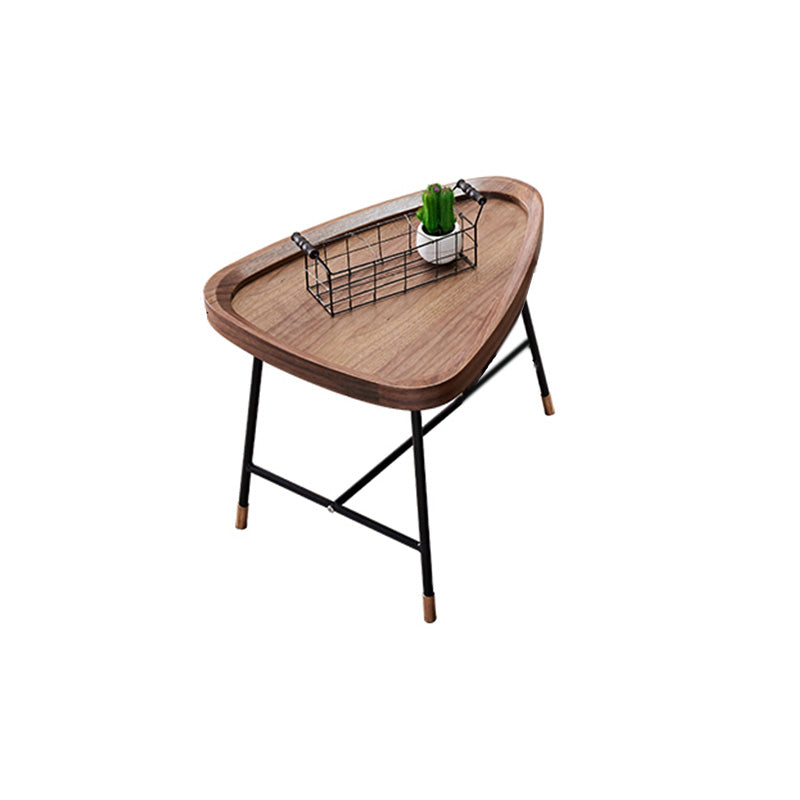 Contemporary Coffee Table Wooden Brown Coffee Cocktail Table 23"L x 22"W x 18"H Clearhalo 'Coffee & Accent Tables' 'Coffee Tables' 'coffee_tables' 'furn' 'furn_coffee_tables' 'Furniture' 'Living Room Furniture' 6994001