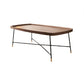 Contemporary Coffee Table Wooden Brown Coffee Cocktail Table Clearhalo 'Coffee & Accent Tables' 'Coffee Tables' 'coffee_tables' 'furn' 'furn_coffee_tables' 'Furniture' 'Living Room Furniture' 6994003