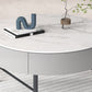 Modern Round Nesting Coffee Table Set Frame Coffee Table with Storage Clearhalo 'Coffee & Accent Tables' 'Coffee Tables' 'coffee_tables' 'furn' 'furn_coffee_tables' 'Furniture' 'Living Room Furniture' 6994102