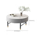 Modern Round Nesting Coffee Table Set Frame Coffee Table with Storage Clearhalo 'Coffee & Accent Tables' 'Coffee Tables' 'coffee_tables' 'furn' 'furn_coffee_tables' 'Furniture' 'Living Room Furniture' 6994106