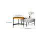Modern Round Nesting Coffee Table Set Frame Coffee Table with Storage Clearhalo 'Coffee & Accent Tables' 'Coffee Tables' 'coffee_tables' 'furn' 'furn_coffee_tables' 'Furniture' 'Living Room Furniture' 6994109