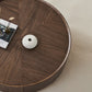 Round Wood Cocktail Table Set with 2 Drawers Modern Walnut Coffee Table Clearhalo 'Coffee & Accent Tables' 'Coffee Tables' 'coffee_tables' 'furn' 'furn_coffee_tables' 'Furniture' 'Living Room Furniture' 6994268