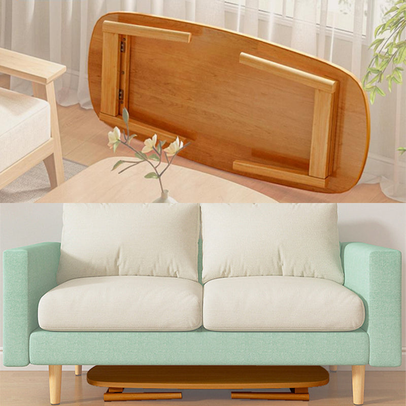 Rectangle Bunching Tables Solid Wood Coffee or End Table with Storage Shelf Clearhalo 'Coffee & Accent Tables' 'Coffee Tables' 'coffee_tables' 'furn' 'furn_coffee_tables' 'Furniture' 'Living Room Furniture' 6994285