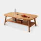 Rectangle Bunching Tables Solid Wood Coffee or End Table with Storage Shelf Clearhalo 'Coffee & Accent Tables' 'Coffee Tables' 'coffee_tables' 'furn' 'furn_coffee_tables' 'Furniture' 'Living Room Furniture' 6994289