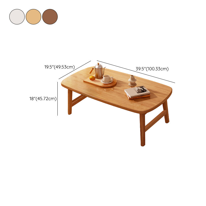 Rectangle Bunching Tables Solid Wood Coffee or End Table with Storage Shelf Clearhalo 'Coffee & Accent Tables' 'Coffee Tables' 'coffee_tables' 'furn' 'furn_coffee_tables' 'Furniture' 'Living Room Furniture' 6994293