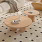 Contemporary Coffee Table Wooden Round Coffee Cocktail Table Clearhalo 'Coffee & Accent Tables' 'Coffee Tables' 'coffee_tables' 'furn' 'furn_coffee_tables' 'Furniture' 'Living Room Furniture' 6994361