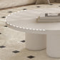 Contemporary Coffee Table Wooden Round Coffee Cocktail Table Clearhalo 'Coffee & Accent Tables' 'Coffee Tables' 'coffee_tables' 'furn' 'furn_coffee_tables' 'Furniture' 'Living Room Furniture' 6994367