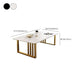 Frame Rectangle Bunching Tables Glam Slate Coffee or End Table Clearhalo 'Coffee & Accent Tables' 'Coffee Tables' 'coffee_tables' 'furn' 'furn_coffee_tables' 'Furniture' 'Living Room Furniture' 6994424