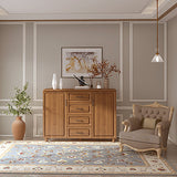 Mid Century Modern Accent Chest  Rectangle Chest with Drawers