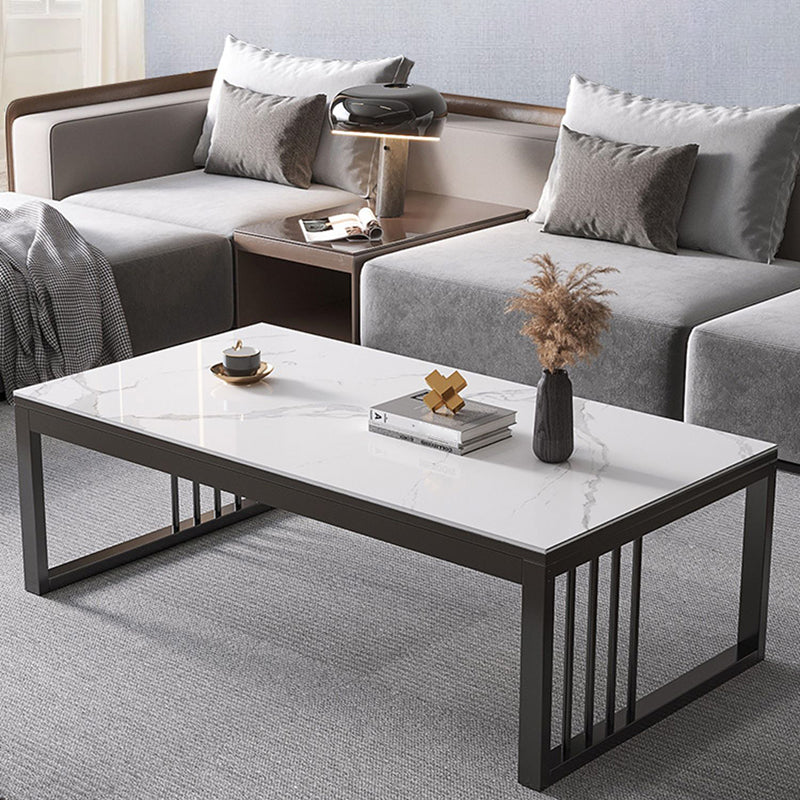 No Distressing Sled Coffee Table Rectangle Slate Single Coffee Table Clearhalo 'Coffee & Accent Tables' 'Coffee Tables' 'coffee_tables' 'furn' 'furn_coffee_tables' 'Furniture' 'Living Room Furniture' 6994532