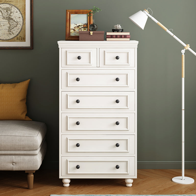 Contemporary Rectangle Chest/Cabinet with Drawers in Rubberwood Clearhalo 'Cabinets & Chests' 'cabinets_chests' 'furn' 'furn_cabinets_chests' 'Furniture' 'Living Room Furniture' 6994545