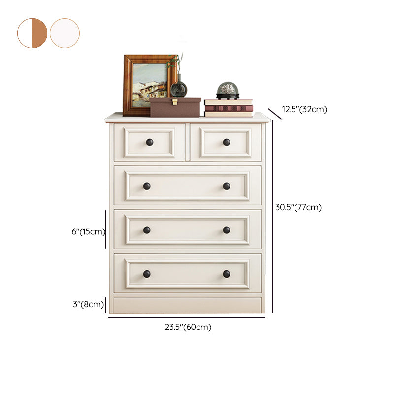 Contemporary Rectangle Chest/Cabinet with Drawers in Rubberwood Clearhalo 'Cabinets & Chests' 'cabinets_chests' 'furn' 'furn_cabinets_chests' 'Furniture' 'Living Room Furniture' 6994570