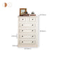 Contemporary Rectangle Chest/Cabinet with Drawers in Rubberwood Clearhalo 'Cabinets & Chests' 'cabinets_chests' 'furn' 'furn_cabinets_chests' 'Furniture' 'Living Room Furniture' 6994571