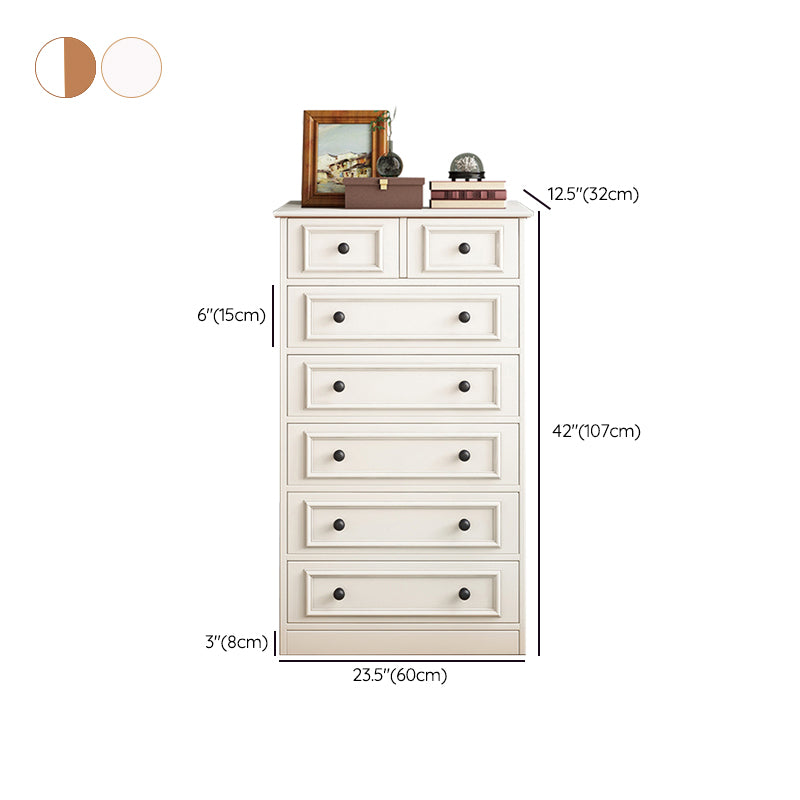 Contemporary Rectangle Chest/Cabinet with Drawers in Rubberwood Clearhalo 'Cabinets & Chests' 'cabinets_chests' 'furn' 'furn_cabinets_chests' 'Furniture' 'Living Room Furniture' 6994572
