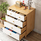 Modern Rectangle Storage Cabinet with Drawer Wooden Accent Cabinet