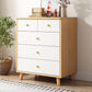 Modern Rectangle Storage Cabinet with Drawer Wooden Accent Cabinet