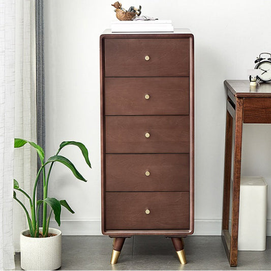 Solid Wood Accent Chest Mid Century Modern 15.7" D Cabinet with Drawers Clearhalo 'Cabinets & Chests' 'cabinets_chests' 'furn' 'furn_cabinets_chests' 'Furniture' 'Living Room Furniture' 6994627
