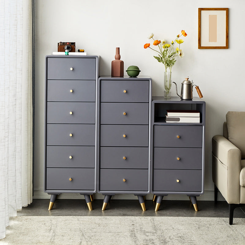 Solid Wood Accent Chest Mid Century Modern 15.7" D Cabinet with Drawers Clearhalo 'Cabinets & Chests' 'cabinets_chests' 'furn' 'furn_cabinets_chests' 'Furniture' 'Living Room Furniture' 6994633