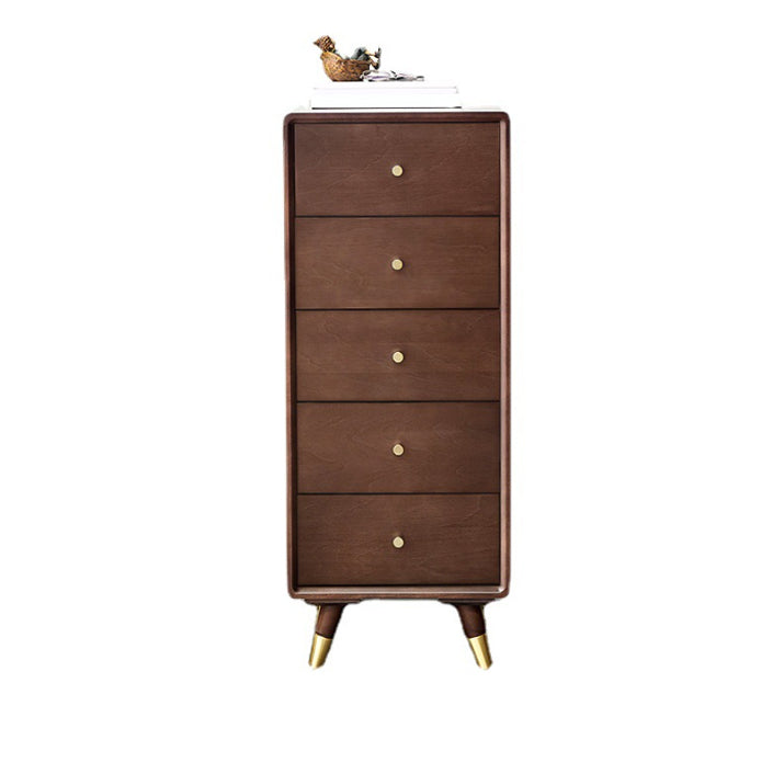 Solid Wood Accent Chest Mid Century Modern 15.7" D Cabinet with Drawers Clearhalo 'Cabinets & Chests' 'cabinets_chests' 'furn' 'furn_cabinets_chests' 'Furniture' 'Living Room Furniture' 6994636