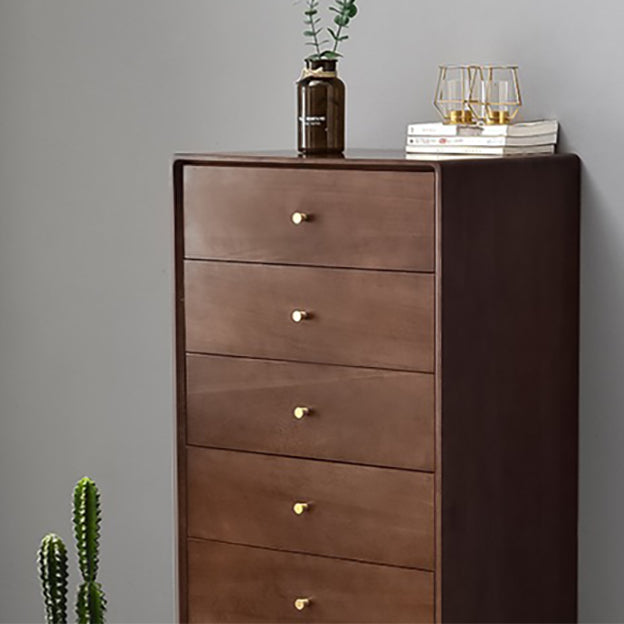 Solid Wood Accent Chest Mid Century Modern 15.7" D Cabinet with Drawers Clearhalo 'Cabinets & Chests' 'cabinets_chests' 'furn' 'furn_cabinets_chests' 'Furniture' 'Living Room Furniture' 6994643
