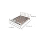 Modern Finish Metallic Open-Frame Bed Glam Wire-Grid Iron Bed Frame with Headboard