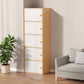 Contemporary Wooden Accent Cabinet Rectangle Storage Cabinet with Door