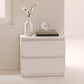 Modern White/Natural Chest with Wooden Drawers Rectangle Chest Clearhalo 'Cabinets & Chests' 'cabinets_chests' 'furn' 'furn_cabinets_chests' 'Furniture' 'Living Room Furniture' 6994873